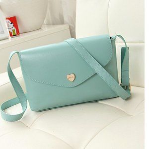 Women's shoulder bag, blue